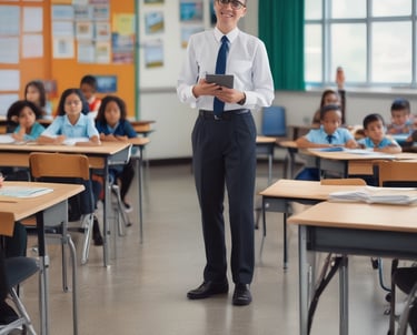 a man in a white shirt and tie dye on a tie