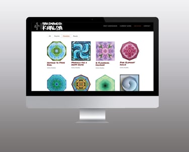 Website design example