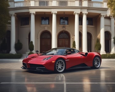 A cozy workspace with a laptop displaying financial charts and a cup of coffee nearby.