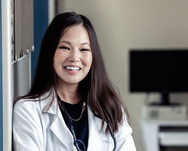 A smiling Dr. Oyama.