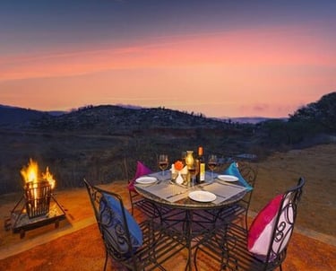 luxury dining in ranthambore national park