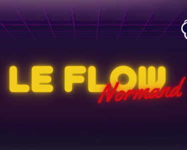 a neon - lit sign that says le flo