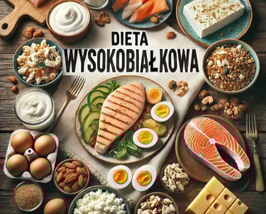 Dieta wysokobialkowa co to jest, jadlospis na tydzien, zasady dla odchudzania