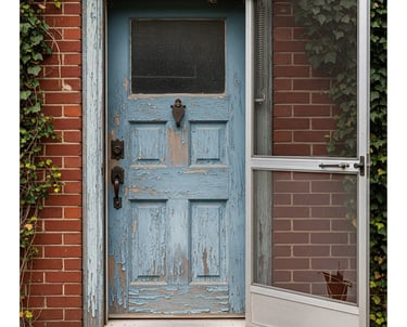Damaged Screen Door