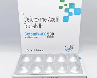 Cefuroxime Axetil 500mg Tablet