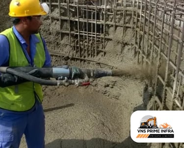 Enhancing Construction with VNS Prime Infra Pvt Ltd: Top Guniting Contractors in Bangalore