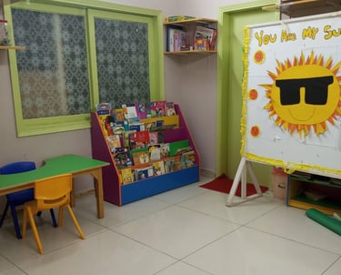 Child engaged in remedial therapy activities