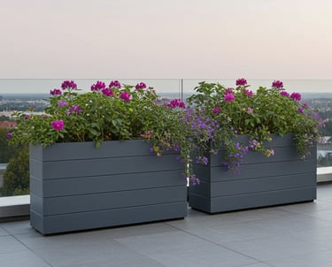 large planter on wheels elegant wooden planter painted in blacke made from wood plant box garden outdoor through