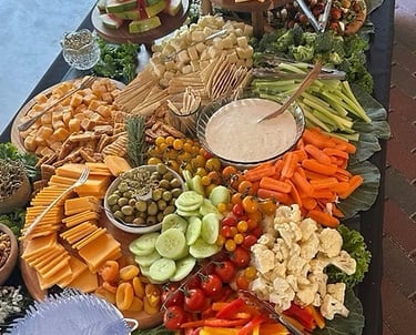 table of food