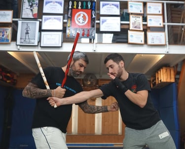 Balintawak technique frappe au corps