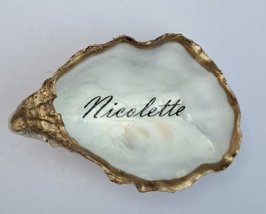 Oester naamkaartje