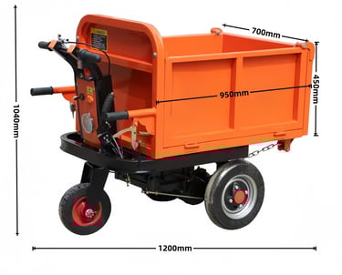 Electric Mini Dumper Tricycle-U shape