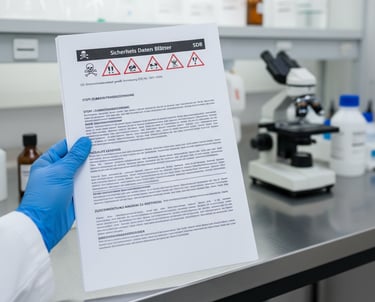 Pflichten und Haftung bei Sicherheitsdatenblättern