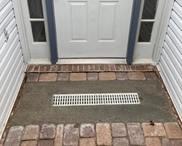 French drain install