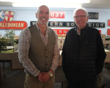 Steve with Pete Waterman