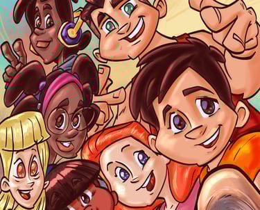 Toda A Turma do Pedrinho, tirando um self