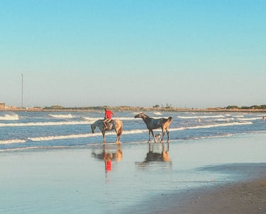 La Aguada Beach in Uruguay, South America