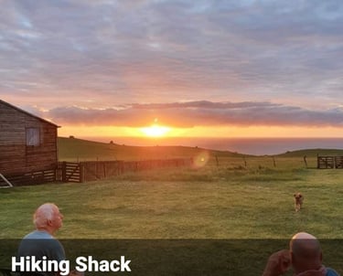 Sunrise at the Hiking Shack