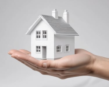 A stack of thick folders on a white surface