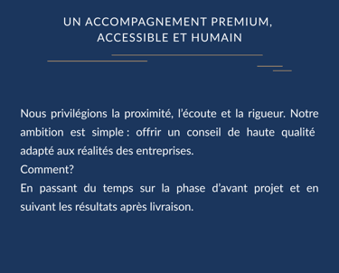 blue explanatory card with white text