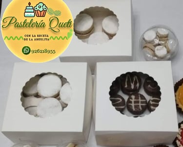 alfajores chocolate pasteleria queti lima