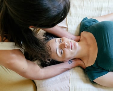 Massage à l'huile