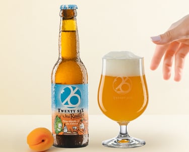 Radler Abricot, bière à l'abricot du valais