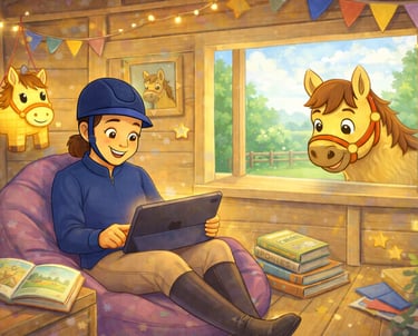 Cartoon Illustration von Pancake und er Ponytante - PonyKidz BLOG