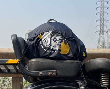 Universal Helmet Cover by RSPD BIKER'S CHOICE Protects your Helme from scratches, rain, and Sun.