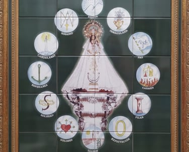 Cuadro de porcelana personalizado