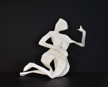 paper sculpture characters whenzou paper Sète France