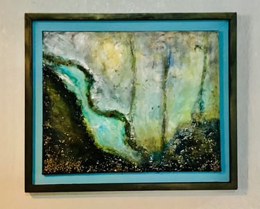 Deep Dive. Mixed media
