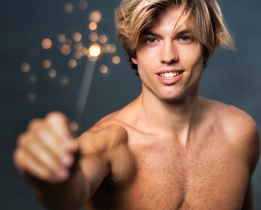 Portrait masculin en studio – Jérémy Kieran photographe