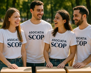 patru voluntari scop