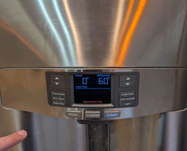 ge cafe fresh food section not cold enough