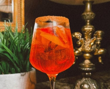 Aperol in bar TwentyTwo