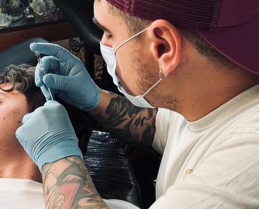 Tattoo and body piercing studio in Vagos, Aveiro.