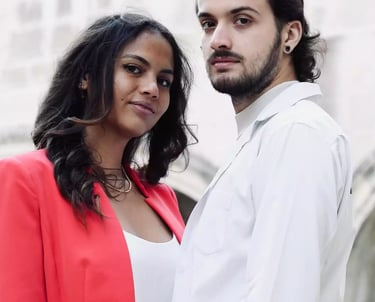 Séance engagement d'un jeune couple en provence