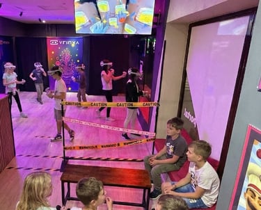 pantalla espectador en zona vr