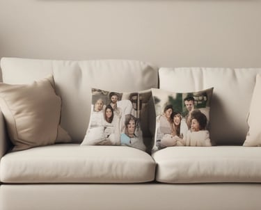 A vibrant collage showing personalized gifts, fashion items, and home decor from the online store.