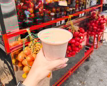 Drink from street vendor in Cali, Colombia, South Ameri