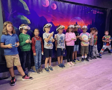 cumpleaños con realidad virtual para 12