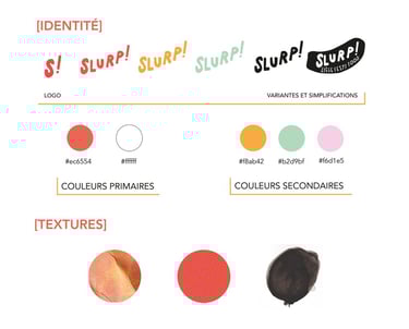 Branding Slurp Liège festi food par Soleado studio