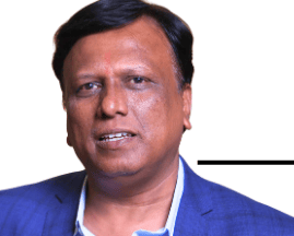 Cybersecurity consultant and author Mahadev Thukaram's professional profile banner with a shield icon.