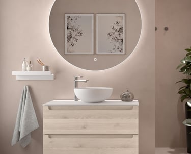Salgar Natural finish unit with mirro