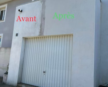 Nettoyage et entretien façade , avant et après
