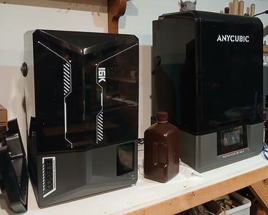 Hand-painted resin bust produced through custom 3D sculptural services