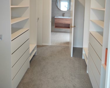 Walk in wardrobe - Mangawhai new buid