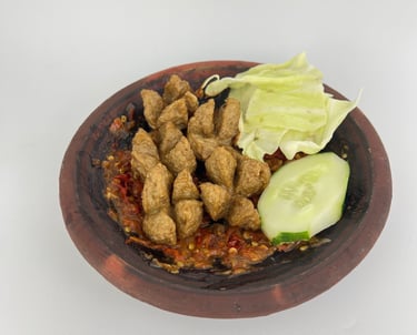 Nasi Bakwan Penyet