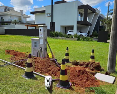 Padrão subterrâneo de ligação RGE - CEEE Equatorial